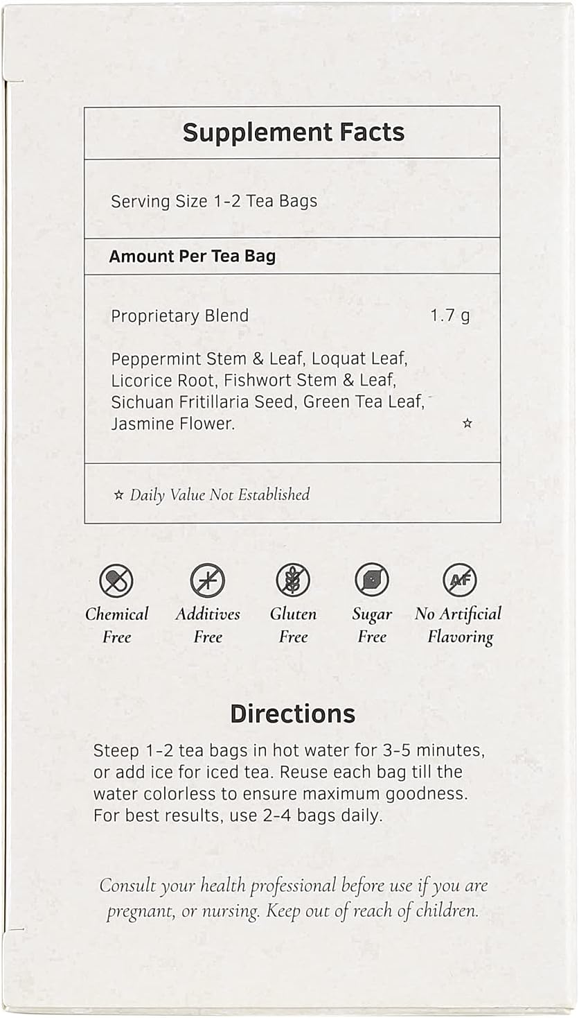 Health King StopSmoking Herb Tea, Teabags, 1.2 Ounce, 20 Count Box